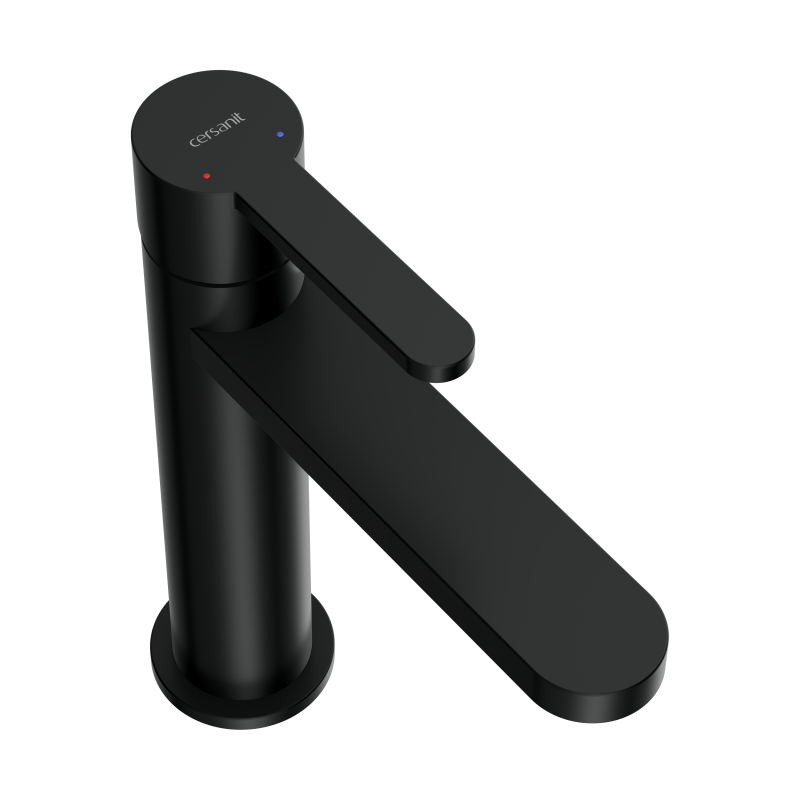 Смеситель для раковины CERSANIT OLIVA однорычажный черный (68960) - фото 2