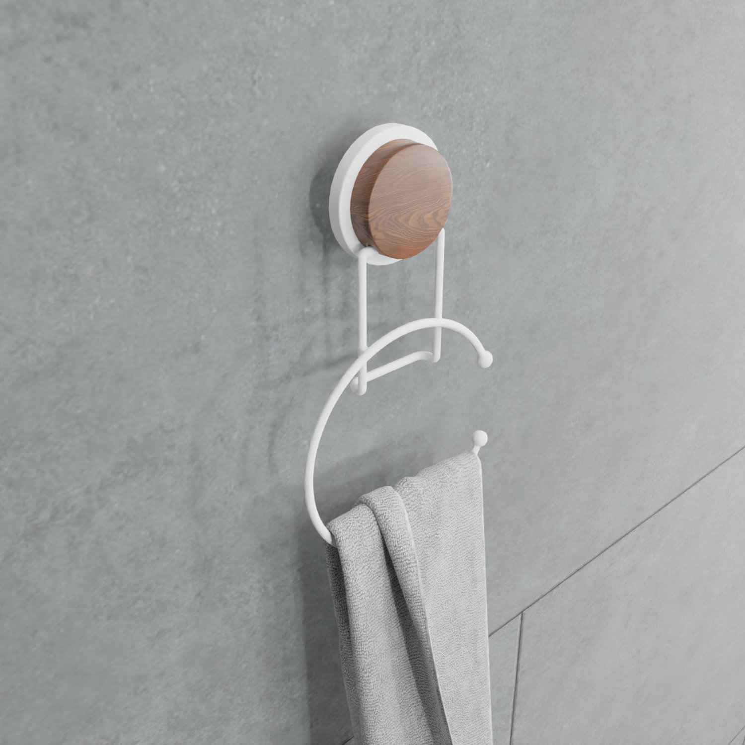 Полотенцедержатель кольцо Fixsen Magic White (FX-47011) - фото 2