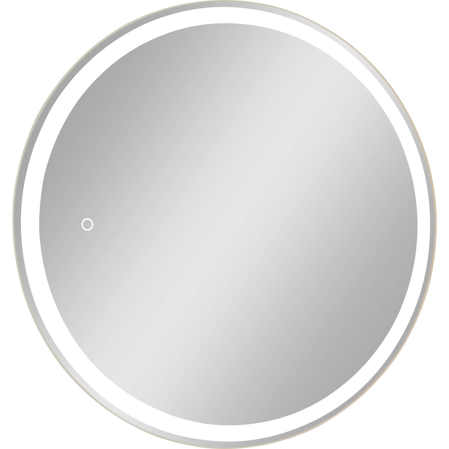 Зеркало-шкаф MIXLINE "Оливия" D700 универсальный, сенсорный выкл., светодиодная подсветка (553157) - фото 3