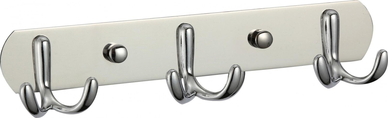 Планка с крючками (3 крючка) Savol (S-07203B) - фото 1