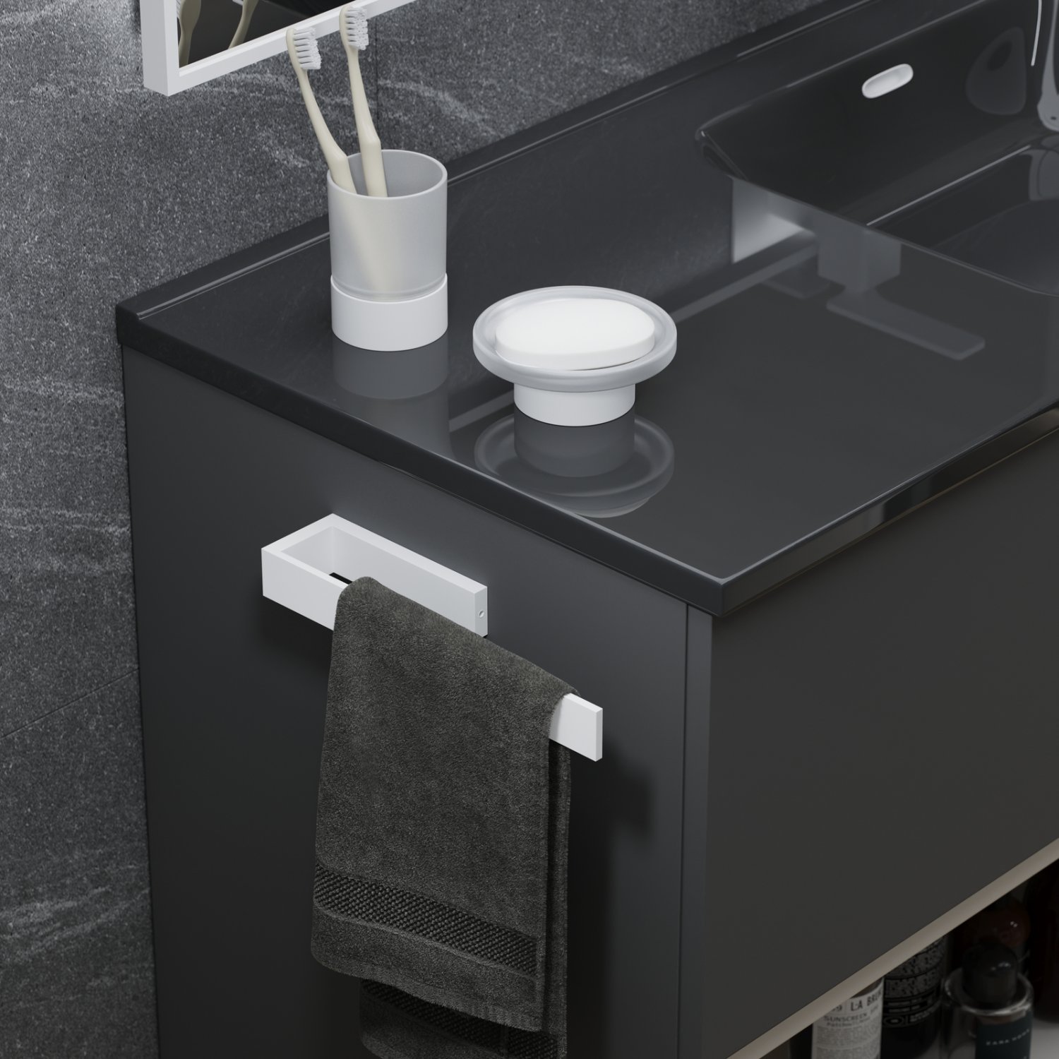 Мыльница настольная Timo Saona белый матовый (13221/16) - фото 2