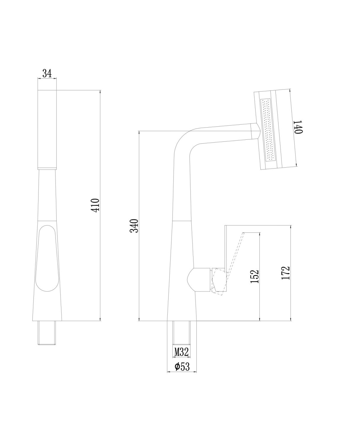 Смеситель для кухонной мойки Fmark (FS8277Q) - фото 2