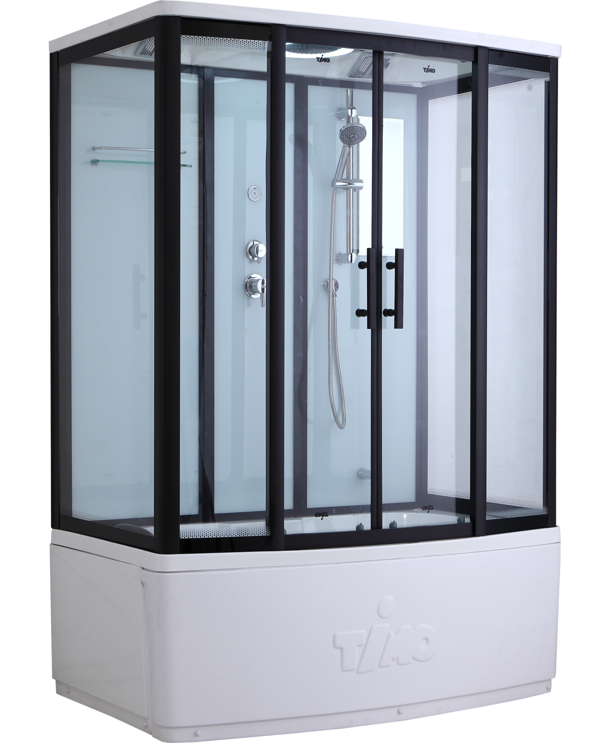 Душевая кабина Timo Standart Black 150*88*220  (T-6650B) - фото 1