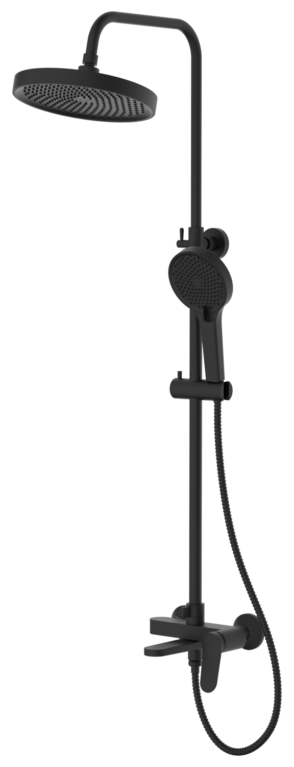 Душевая система BELZ черная (B24786-7) - фото 1