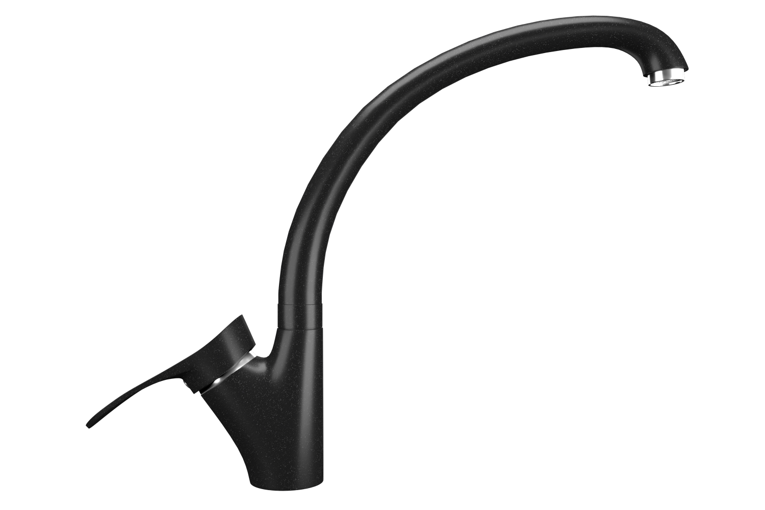 Смеситель для кухни ULGRAN Classic ультра-черный (U-001-344) - фото 1