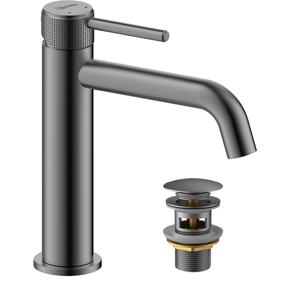 Смеситель Lemark Beluga для раковины (LMF-8012B-GM) - фото 1