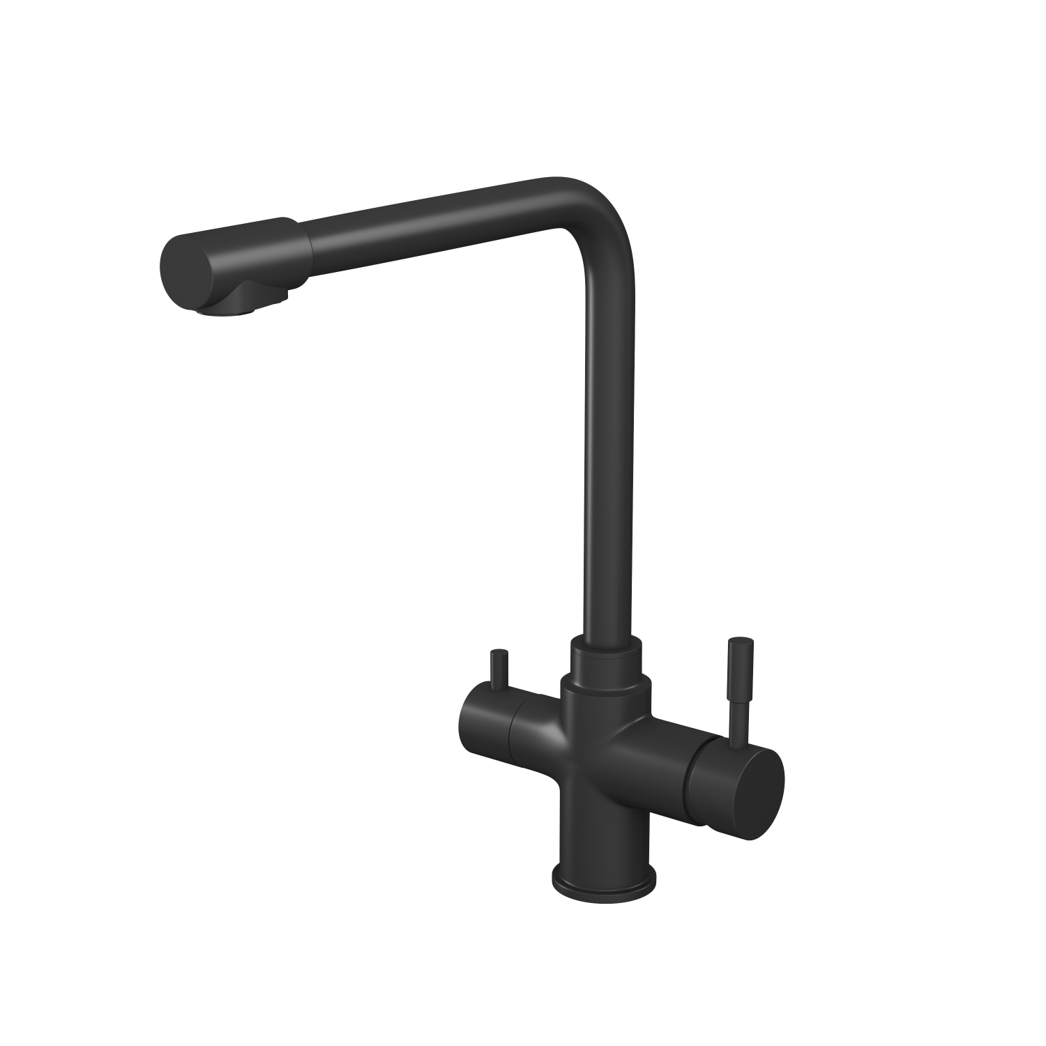 Смеситель для кухонной мойки с фильтром RUSH (MS9035-33Black) - фото 1