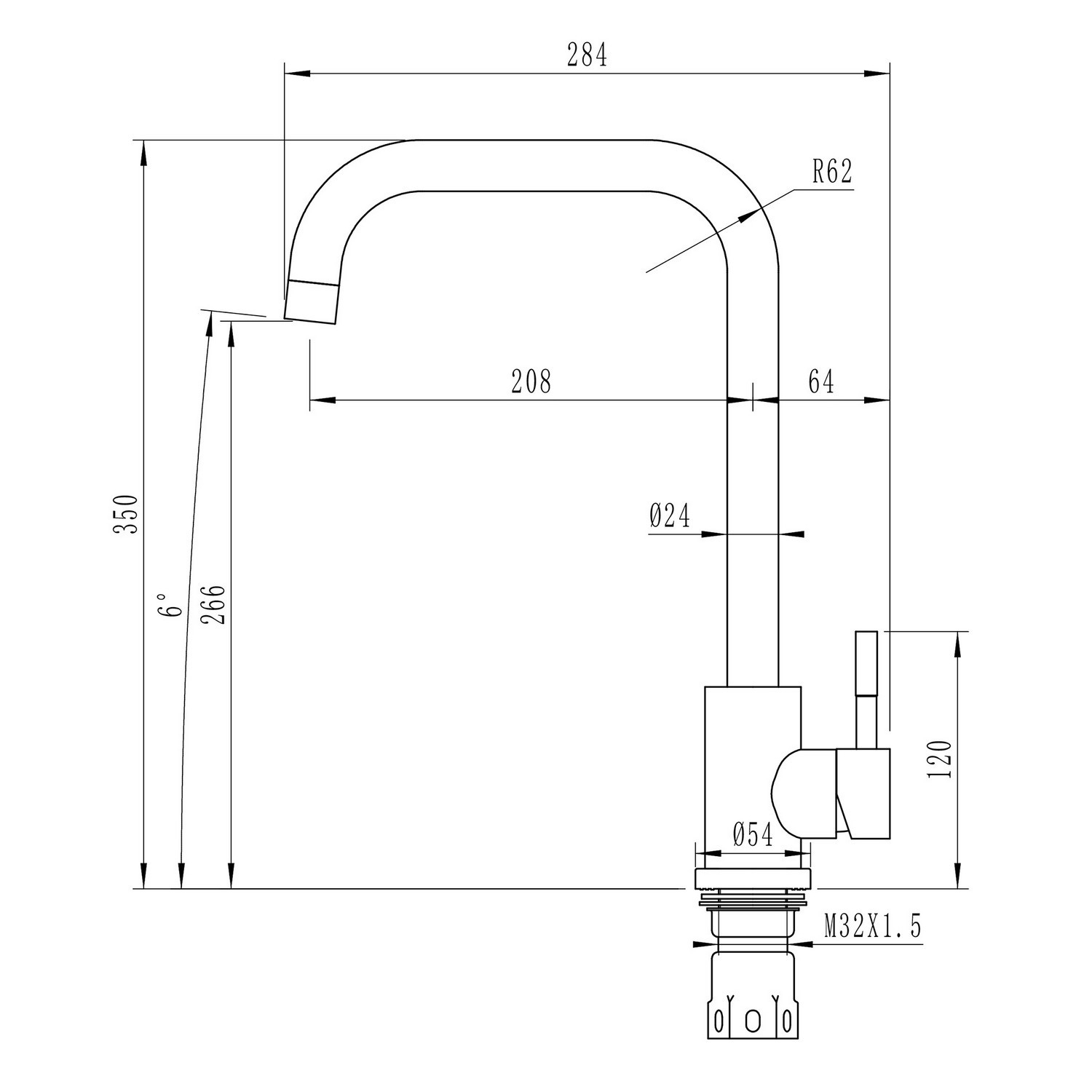 Смеситель для кухни MIXLINE ML-GS12 35к (328) бежевый высок. излив (550658) Смеситель для кухни MIXLINE ML-GS12 35к (328) бежевый высок. излив (550658) - фото 8