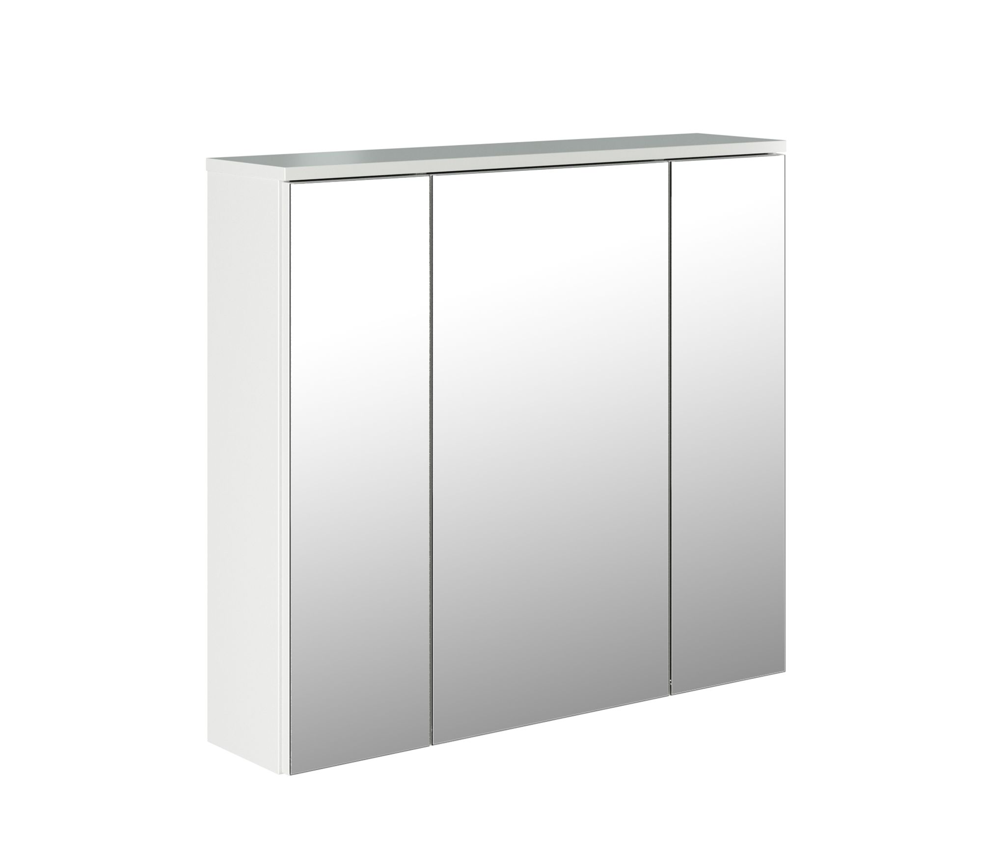 Зеркало-шкаф навесной без подсветки MIXLINE Неаполь-75 белый (512211)