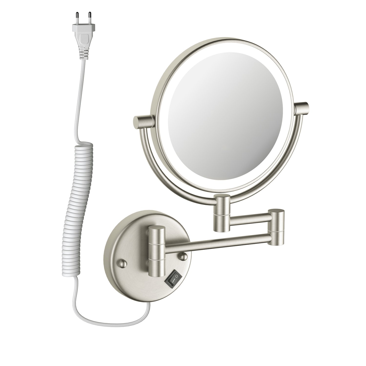 Зеркало с подсветкой Timo Saona никель (13376/13) - фото 1