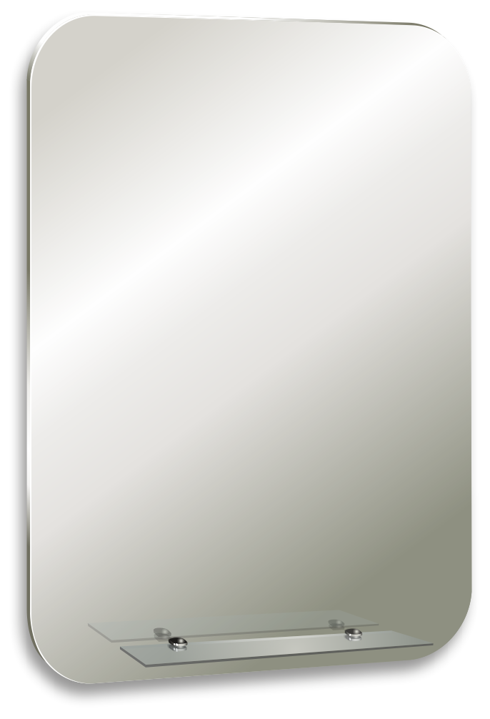 Зеркало SILVER MIRRORS 550*800  с полкой Самба (ФР-00002405) - фото 1