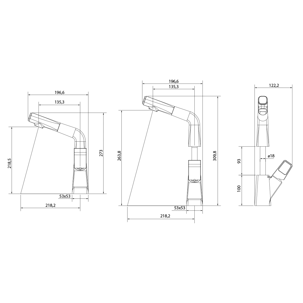 Смеситель для раковины Lemark Soul (LM6008BR) Смеситель для раковины Lemark Soul (LM6008BR) - фото 3