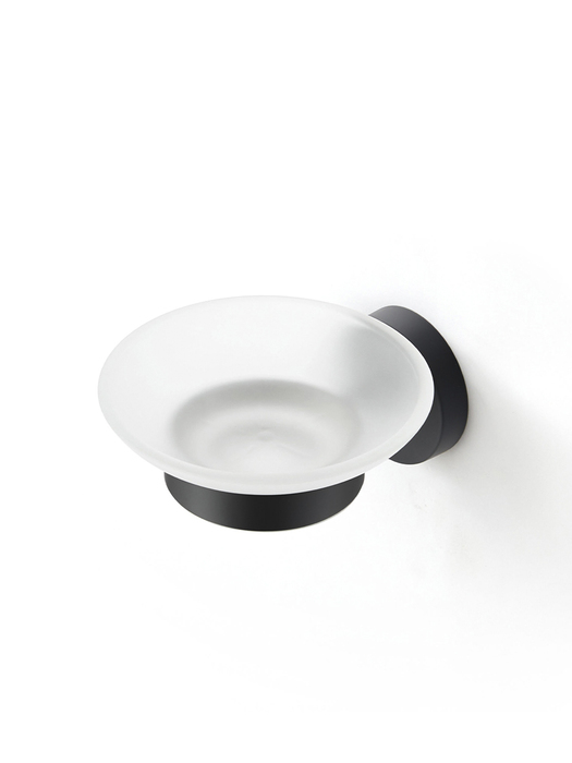 Мыльница, черный матовый, матовое стекло, сплав металлов, Sena, IDDIS, SENSBG0i42 - фото 7