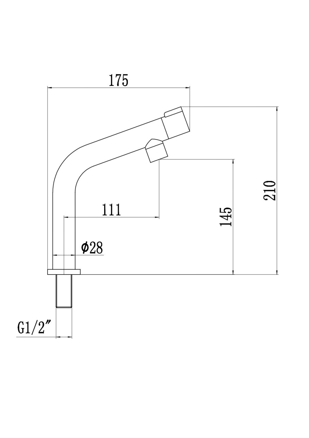 Смеситель "моно" Fmark (FS12211) - фото 2