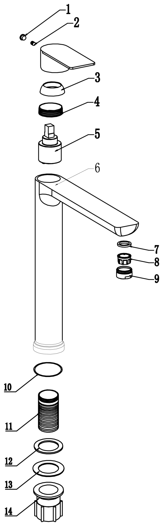 Смеситель для умывальника Fmark (FS8811) - фото 2
