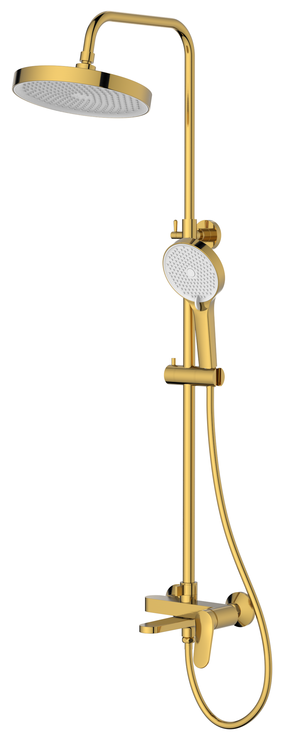 Душевая система BELZ башированное золото (B24786-5) - фото 1