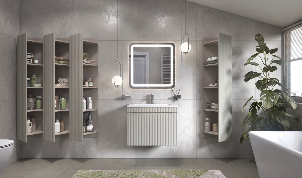 Шкаф навесной Velvex Alba 400 тирамису (287 тирамису) - фото 4