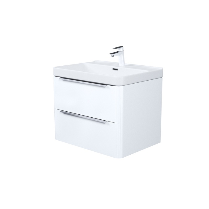 Тумба с умывальником IDDIS Cloud X подвесная, 70 см, белый (CLX70W0i95K) - фото 1