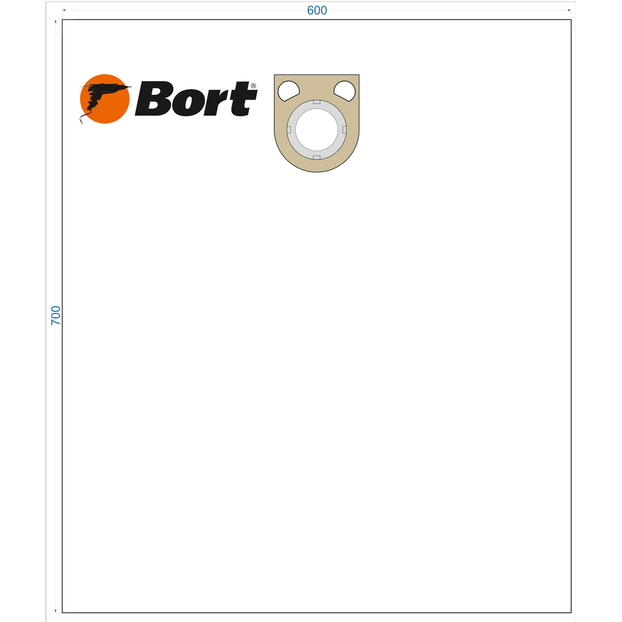 Комплект мешков пылесборных для пылесоса Bort BB-02U (93411386) - фото 1
