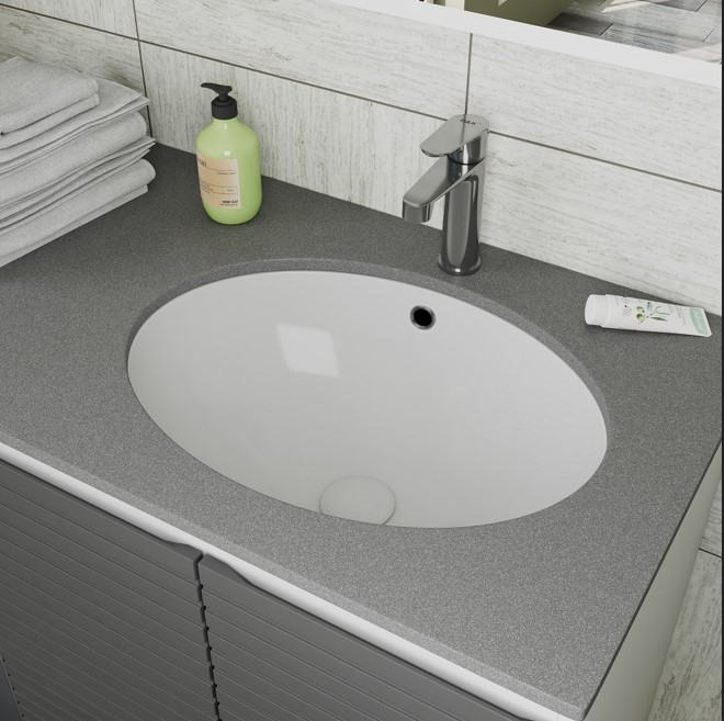 Раковина под столешницу D&K Venice белая 605*440*205мм (DT1021716) Раковина под столешницу D&K Venice белая 605*440*205мм (DT1021716) - фото 2