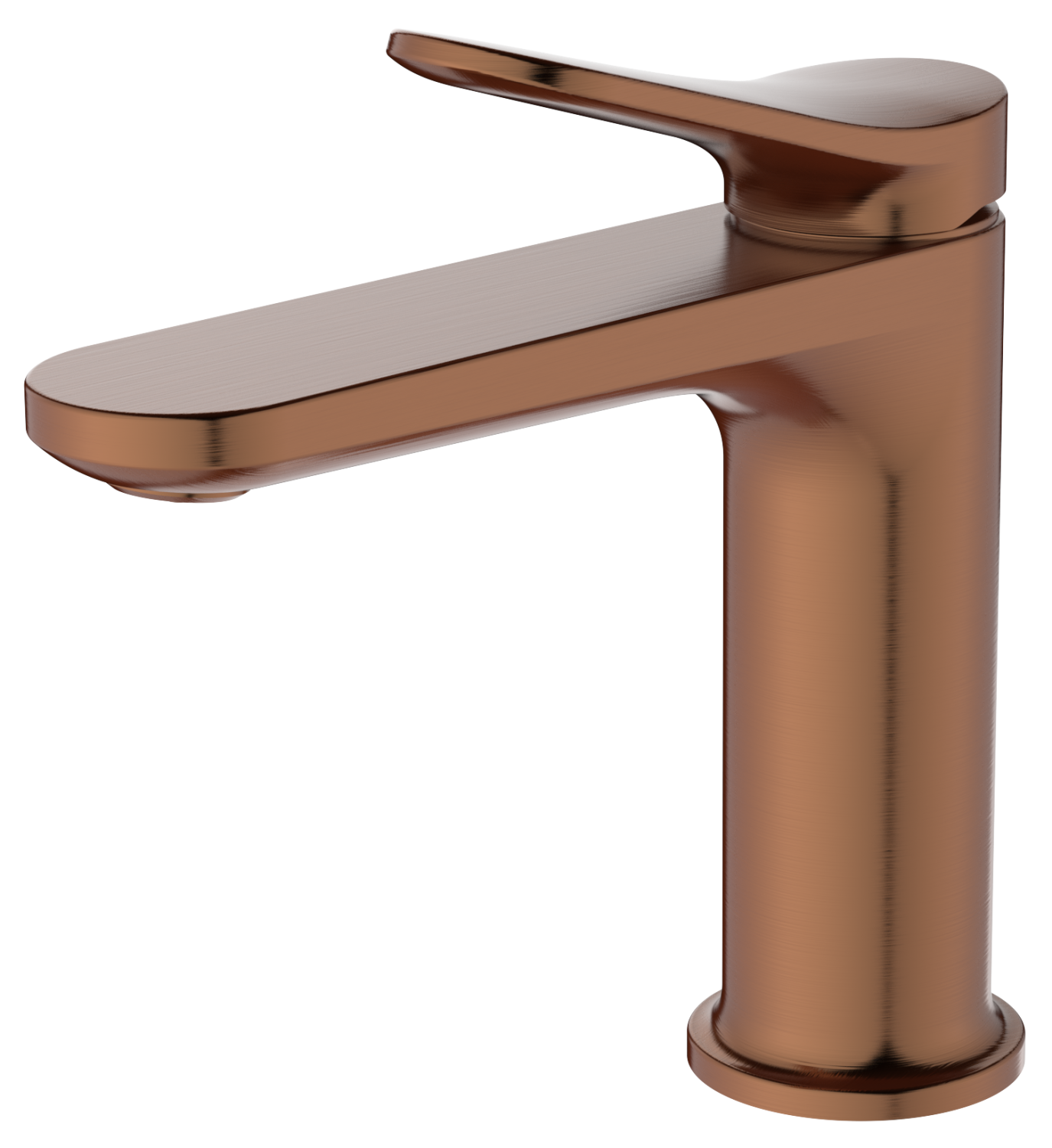 Смеситель для раковины BELZ брашированное розовое золото (B10786-2) - фото 1