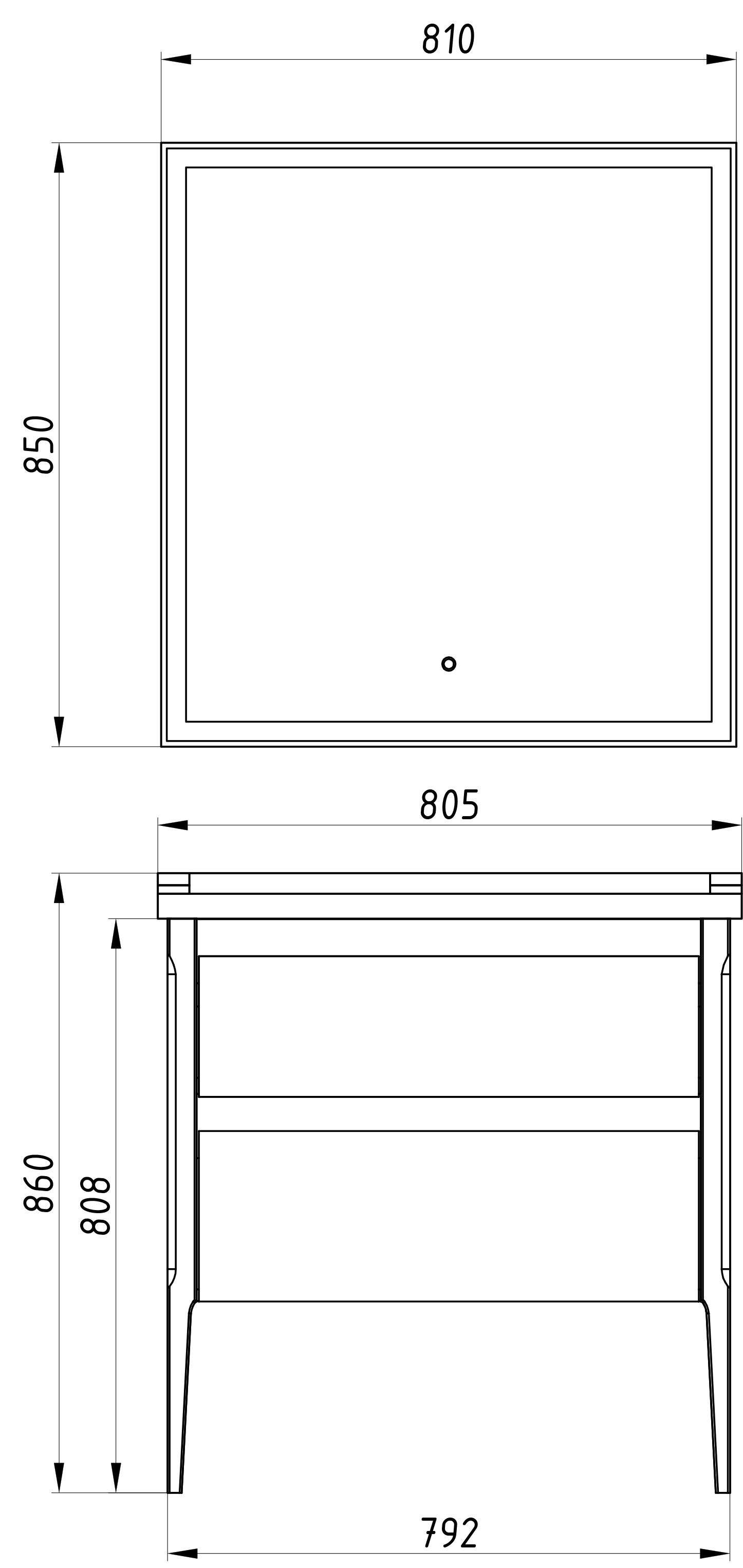 Зеркало ASB-Woodline Марика 85 (12221) - фото 4