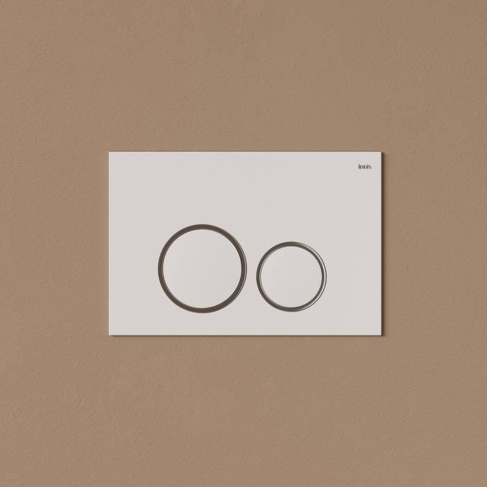 Клавиша смыва IDDIS Unifix универсальная, белая 002 (UNIR2WCi77) - фото 2