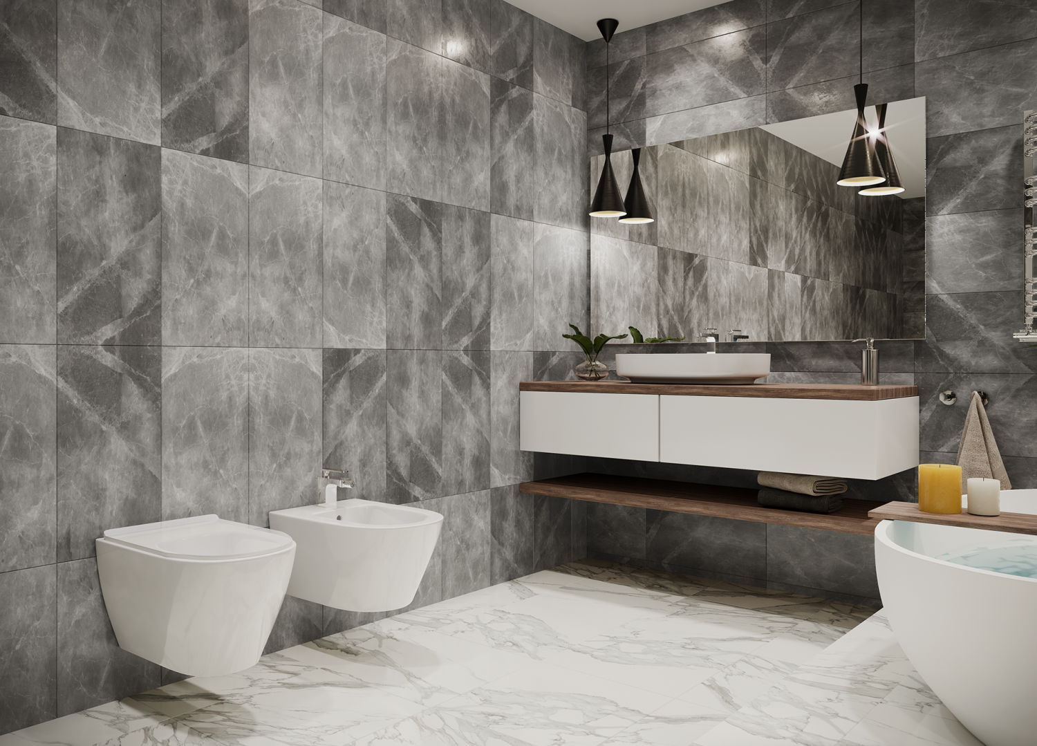 Биде подвесное TIMO INARI 522*355*325 (TK-504MB) - фото 2