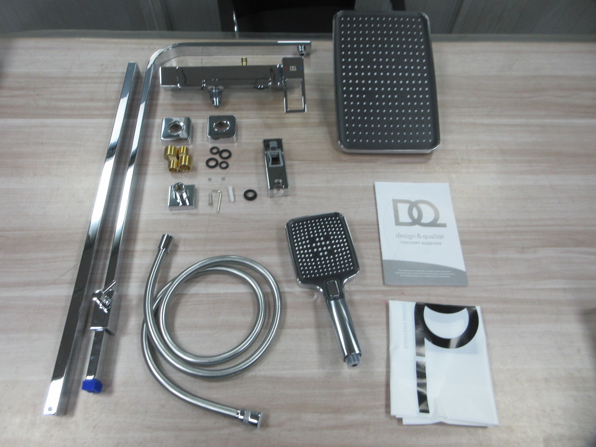 Душевая система со смесителем DQ Dortmund хром (DA1713701) - фото 6