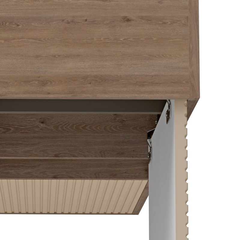 Пенал подвесной CERSANIT CLASSIC RIBBLE 35 универсальный бежевый (69281) - фото 9