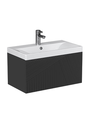 Тумба подвесная Velvex Edge 70.1Y, графит (tp.EDG.9696.70.1Y графит) - фото 1