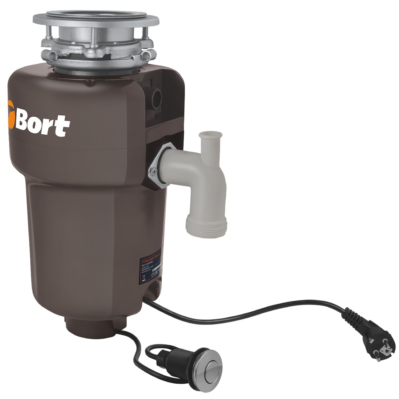 Измельчитель пищевых отходов Bort TITAN 5000 (91275783) Измельчитель пищевых отходов Bort TITAN 5000 (91275783) - фото 2