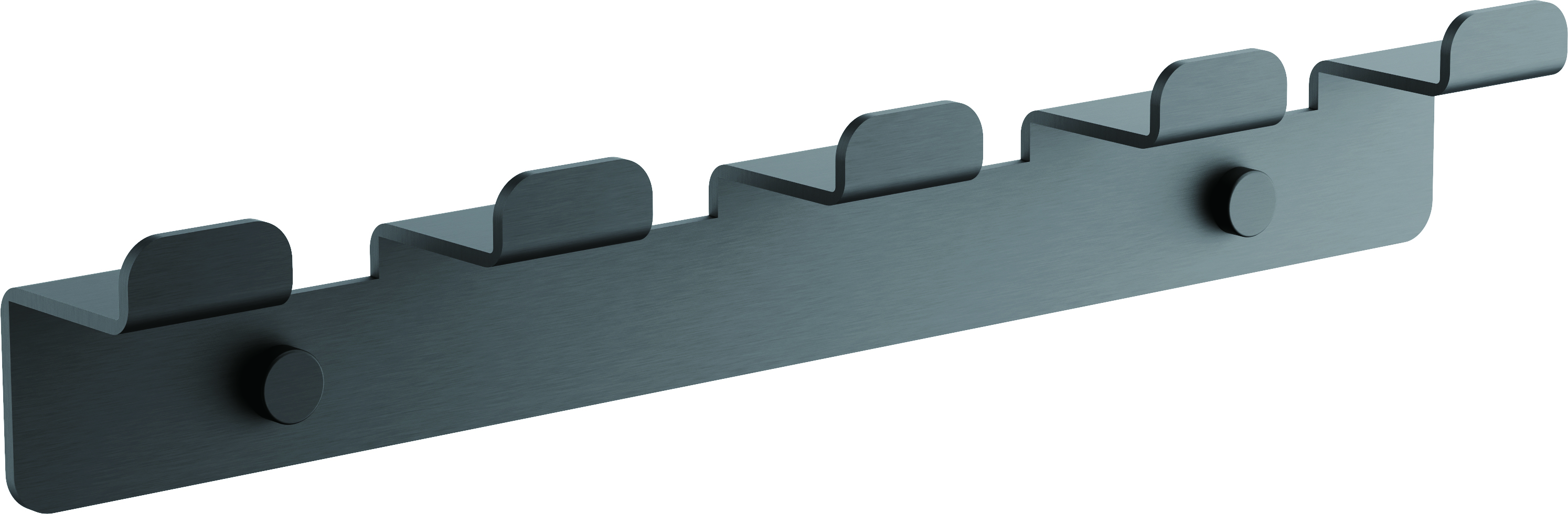 Планка с 5-ю крючками BELZ цвет: оружейная сталь (B9005-3)