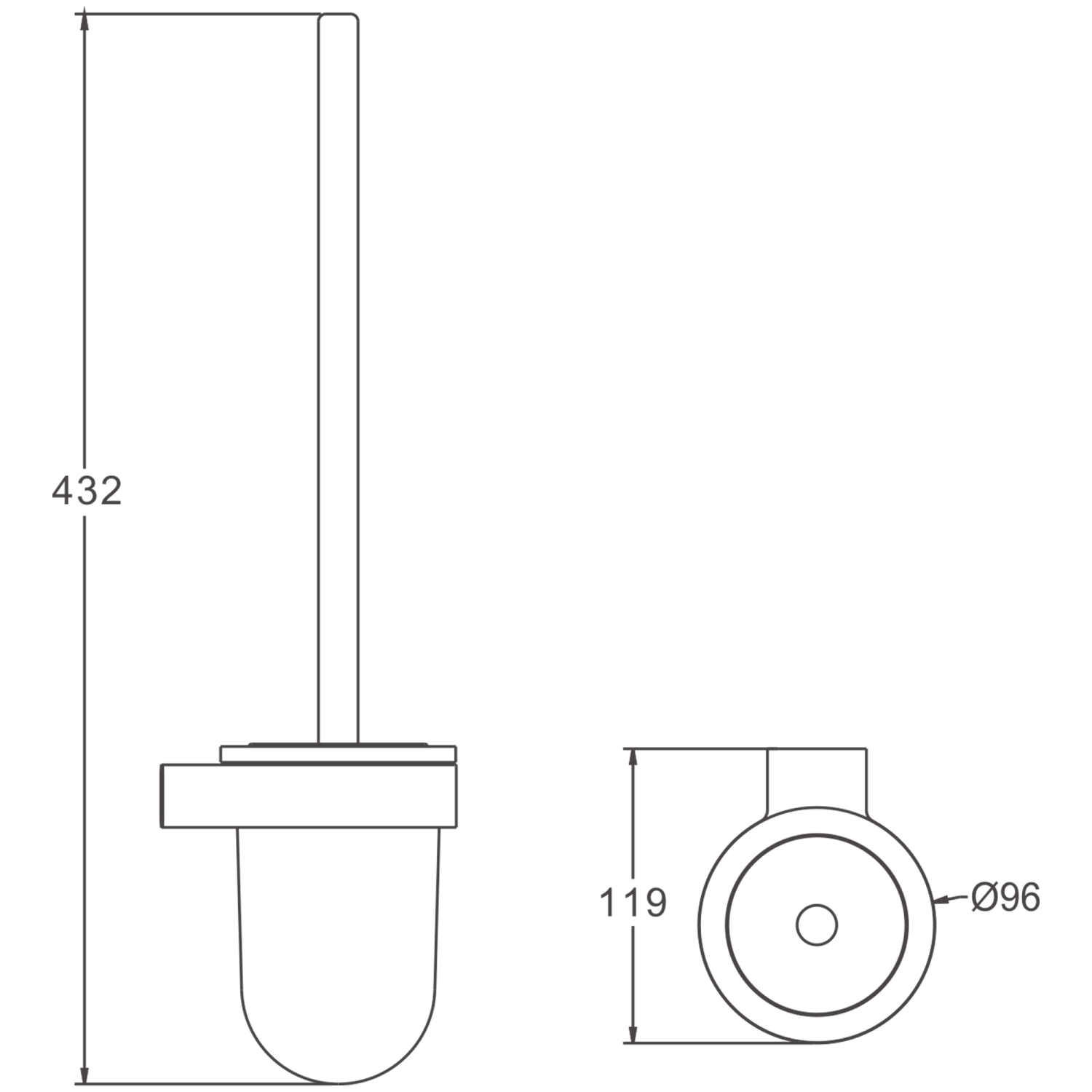Ершик BELZ оружейная сталь (B90710) - фото 2