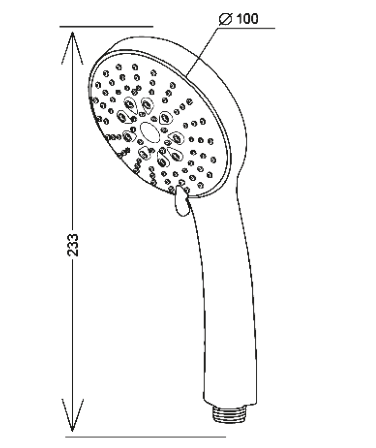 Ручной душ ESKO 5-режимный (SSP755) - фото 2