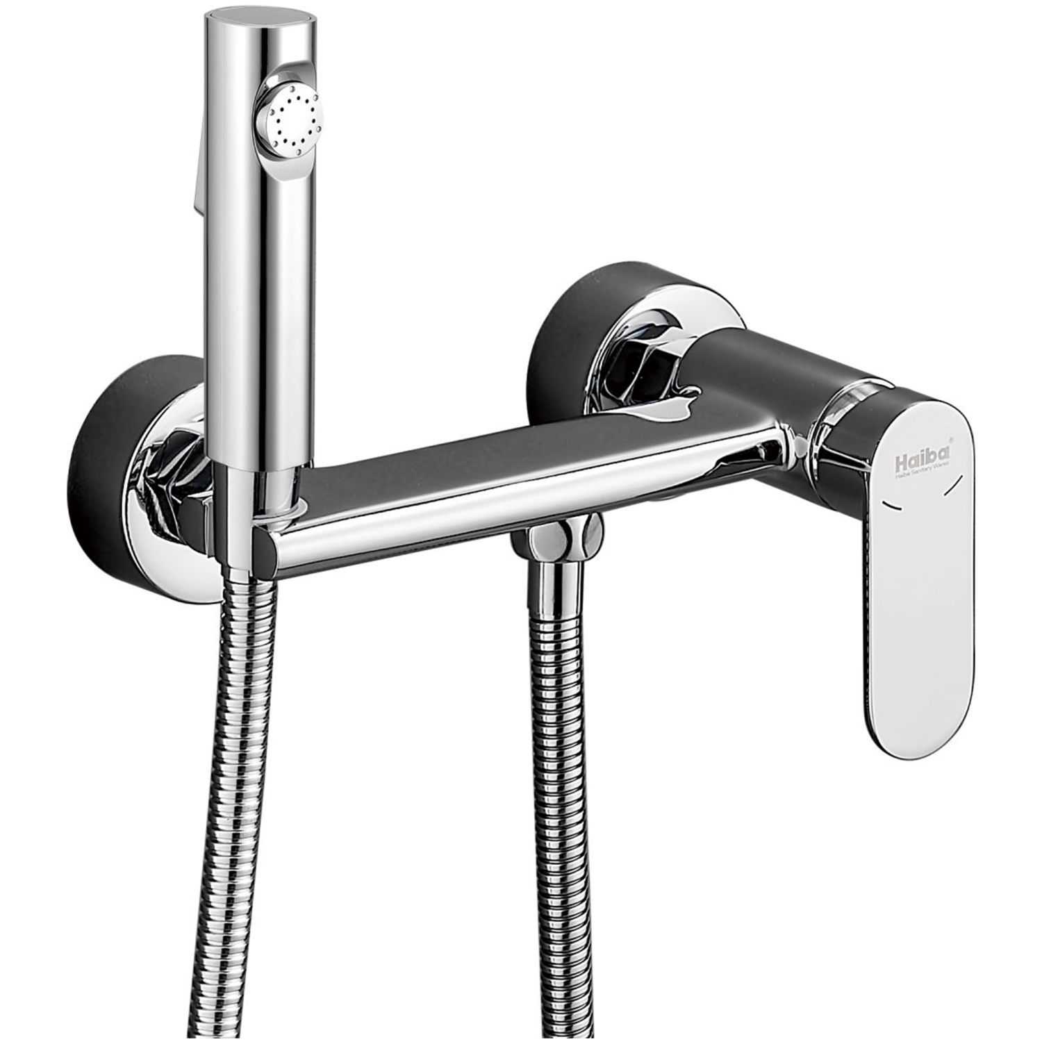 Гигиенический душ со смесителем Haiba хром (HB5516) - фото 1