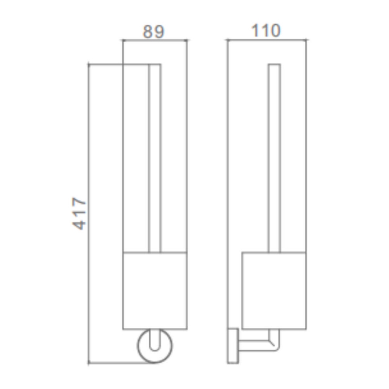 Ёршик для унитаза Raglo с держателем, матовая медь (R320.10.33) - фото 2