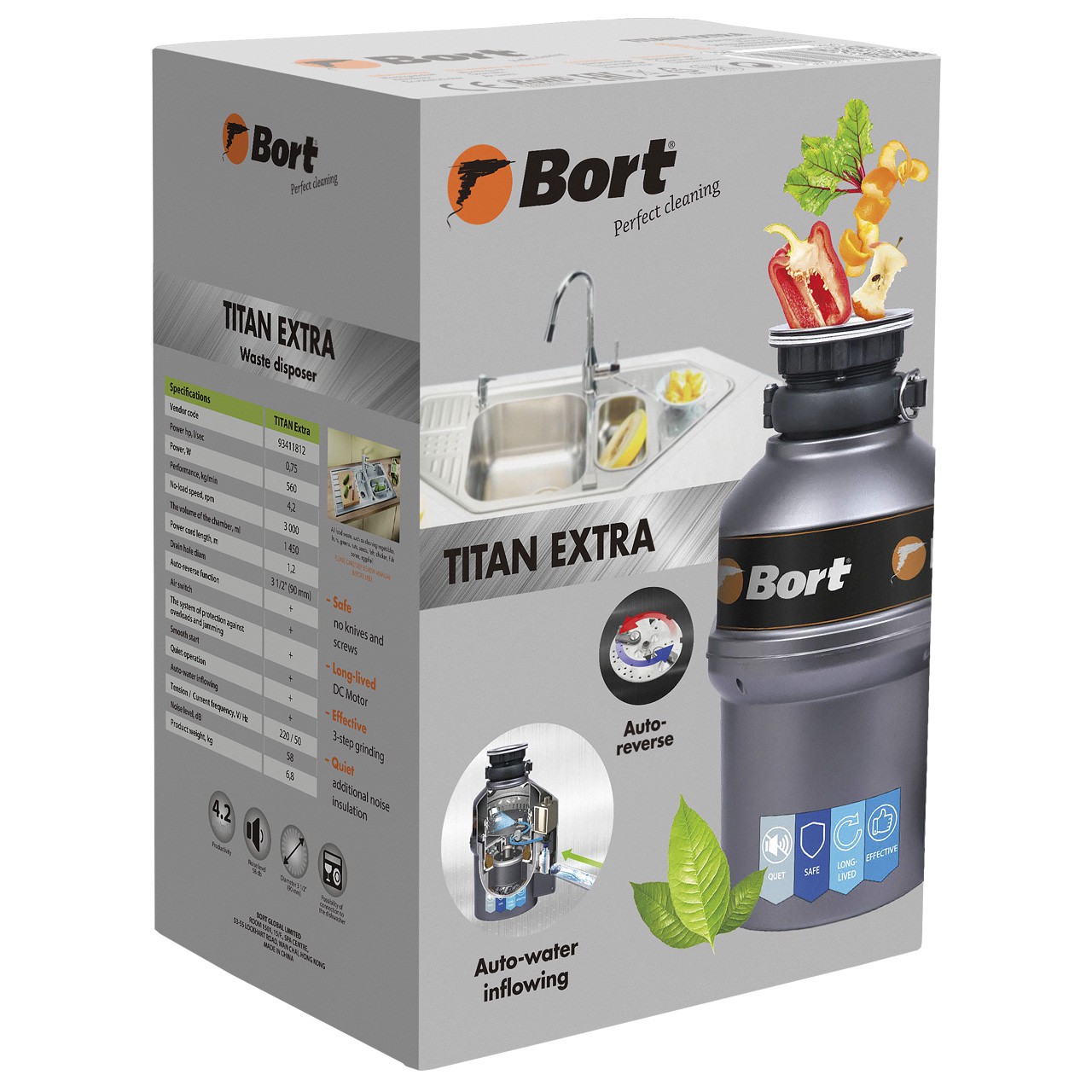 Измельчитель пищевых отходов Bort TITAN Extra (93411812) - фото 7