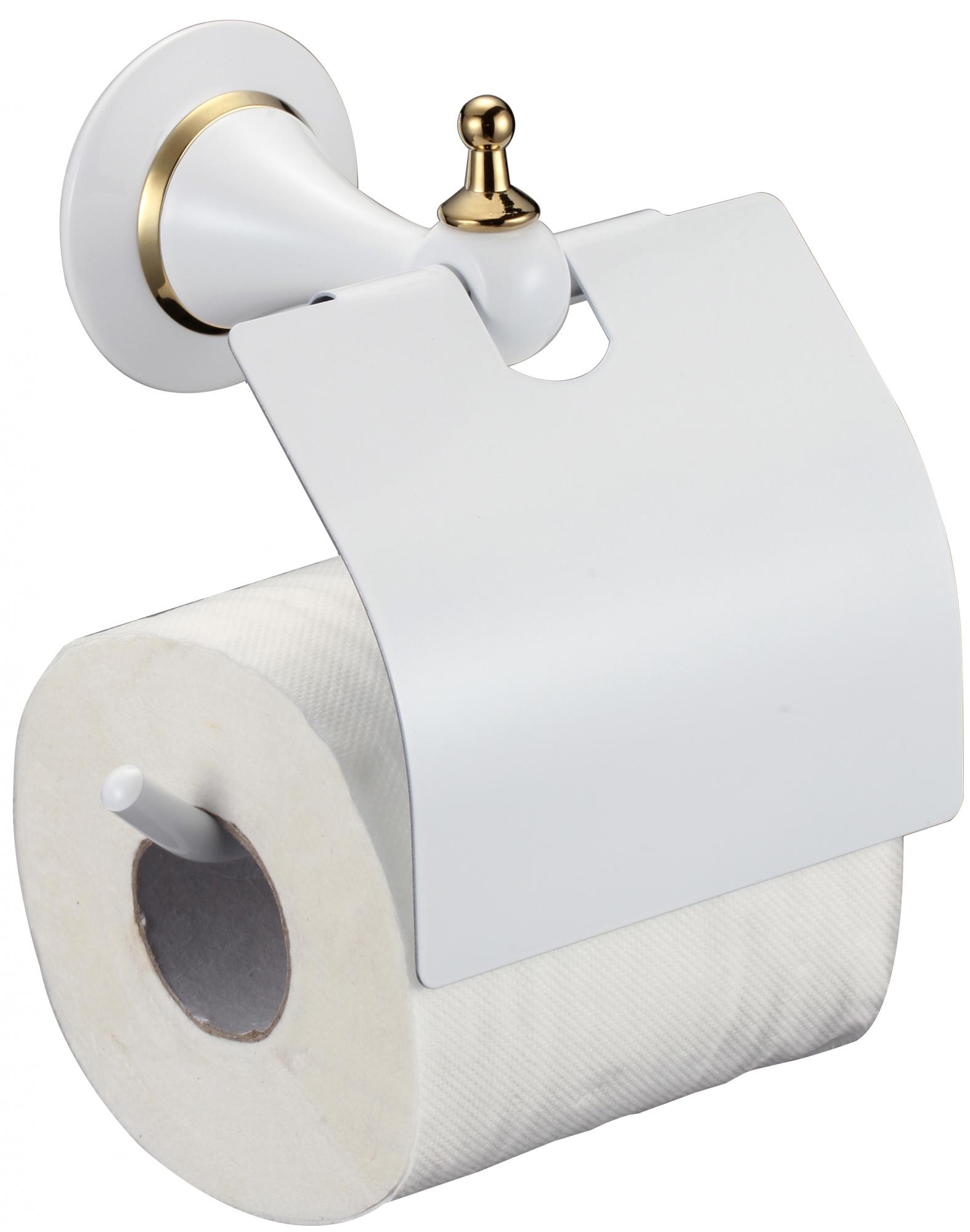 Держатель для туалетной бумаги с крышкой Savol (S-06951W) - фото 1