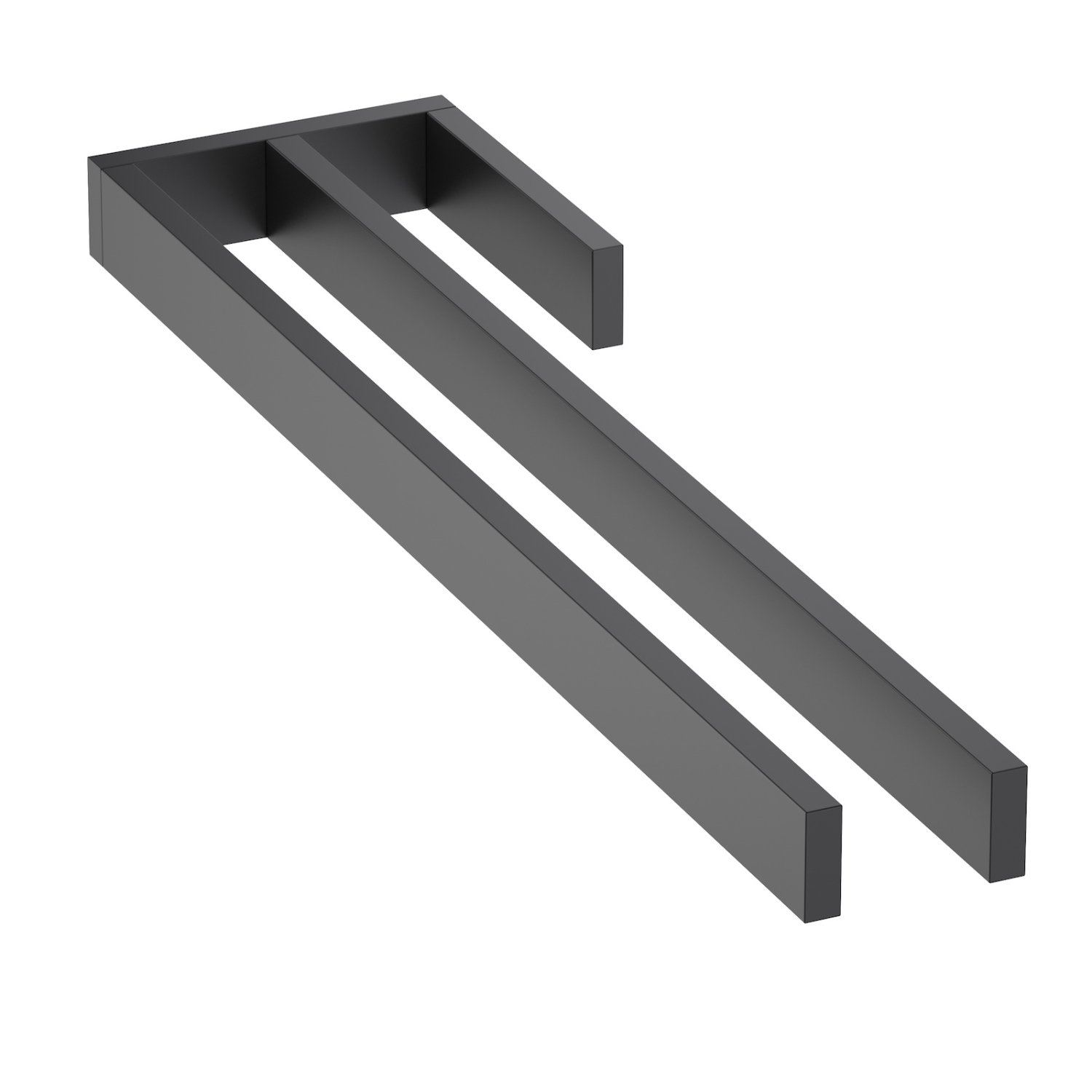 Полотенцедержатель двойной Timo Petruma черный (15252/03) - фото 1