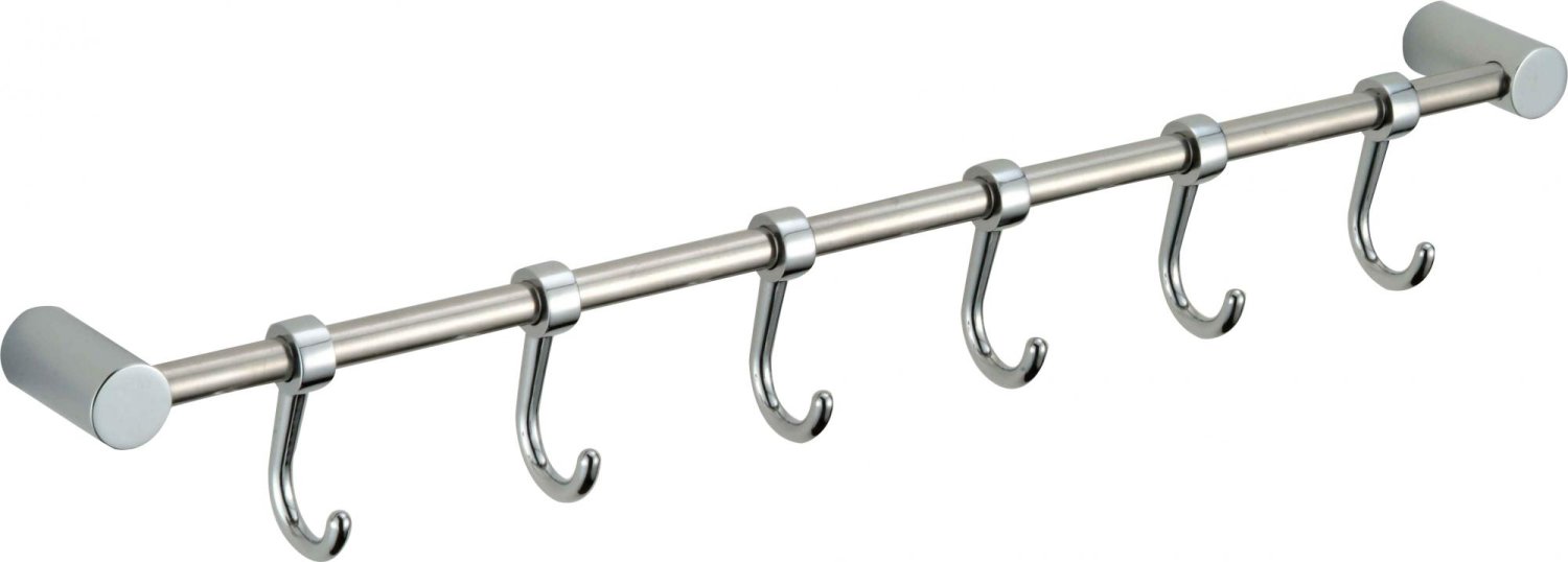 Планка с крючками (6 крючков) Savol (S-006206) - фото 1