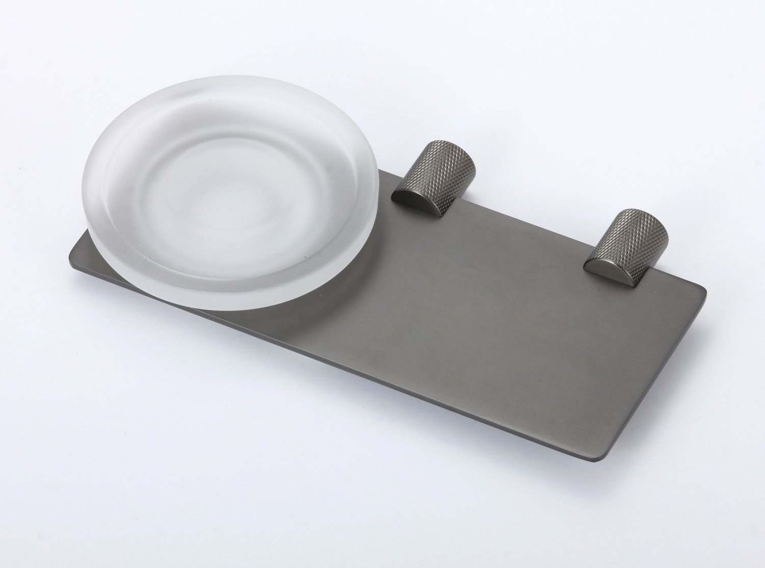 Мыльница стеклянная с настенным держателем Savol (S-002159Q) - фото 2