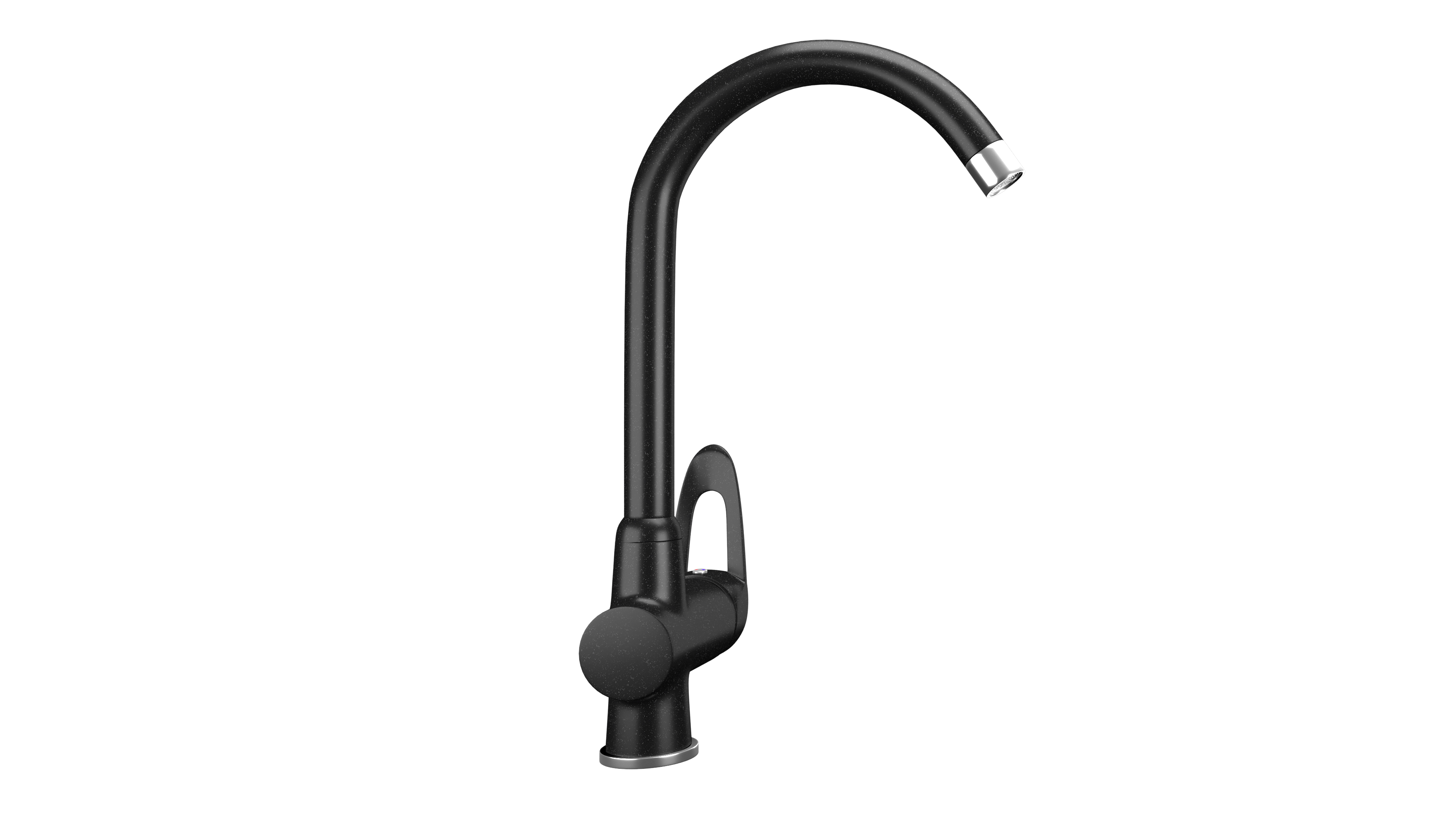 Смеситель для кухни ULGRAN Classic ультра-черный (U-006-344)