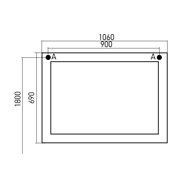 Зеркало MIXLINE САЛЬЕРИ-105 (533723) Зеркало MIXLINE САЛЬЕРИ-105 (533723)