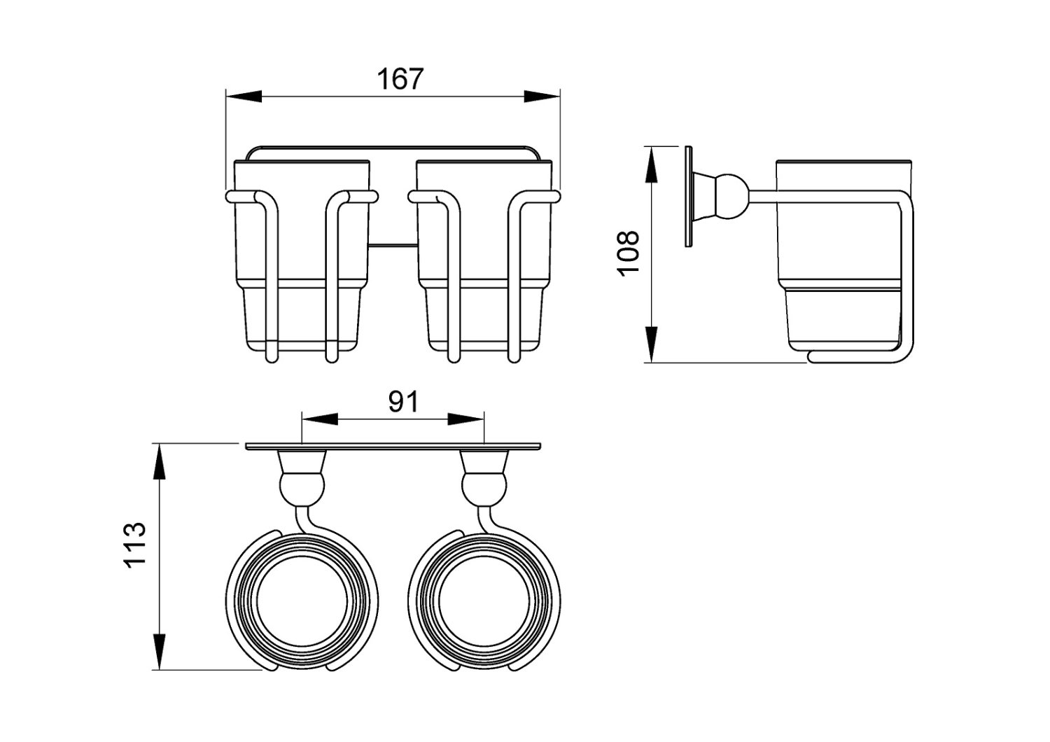 Стакан двойной Timo Nelson (150032/00) - фото 2
