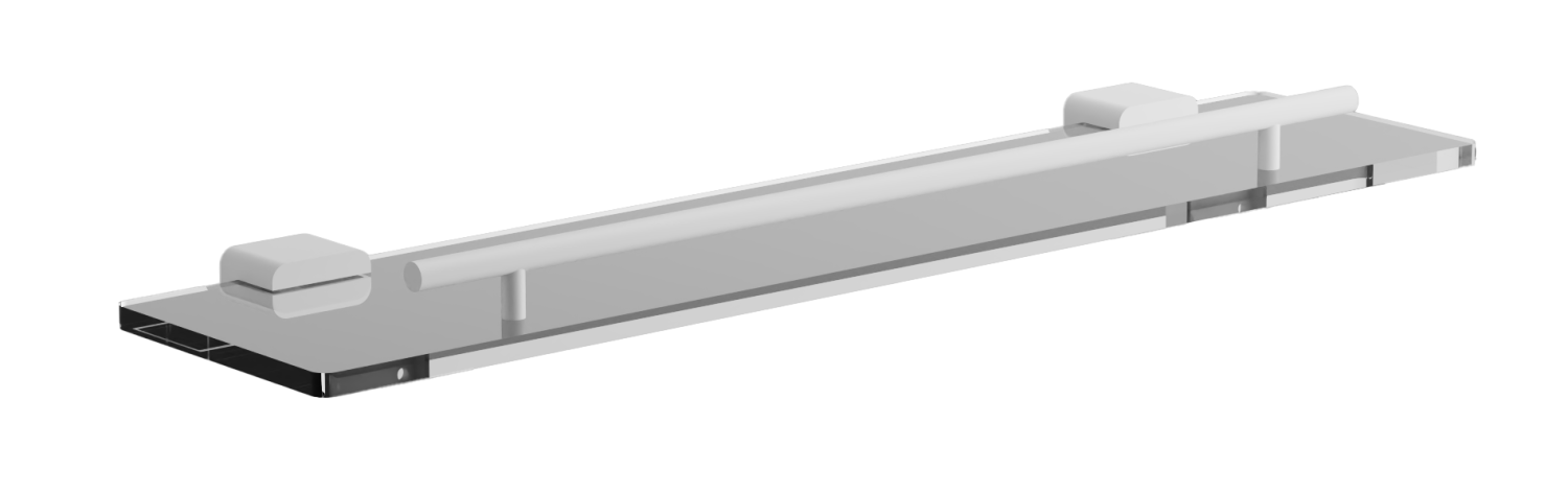 Полка стеклянная BELZ белый (B91007) - фото 1