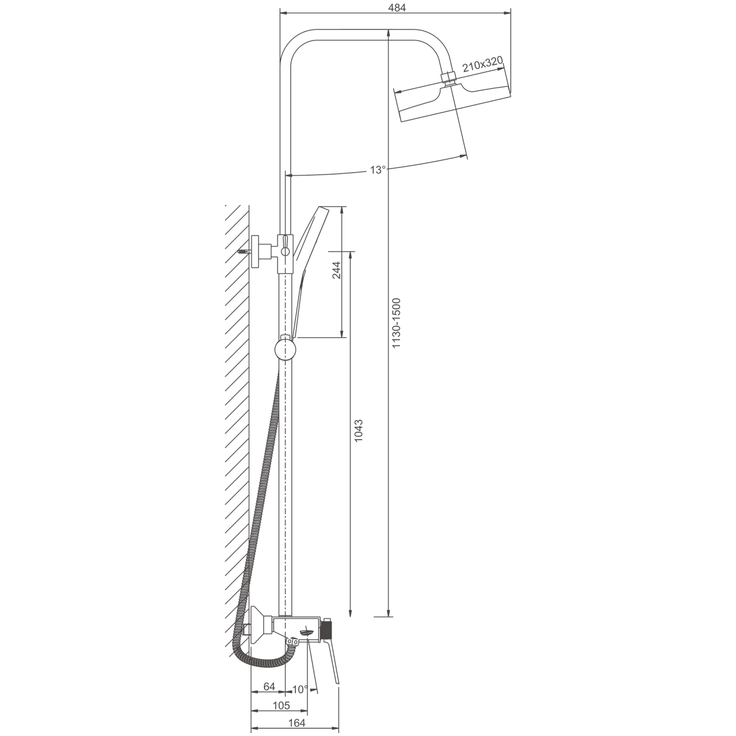 Душевая система  BELZ (B24572-7) - фото 3