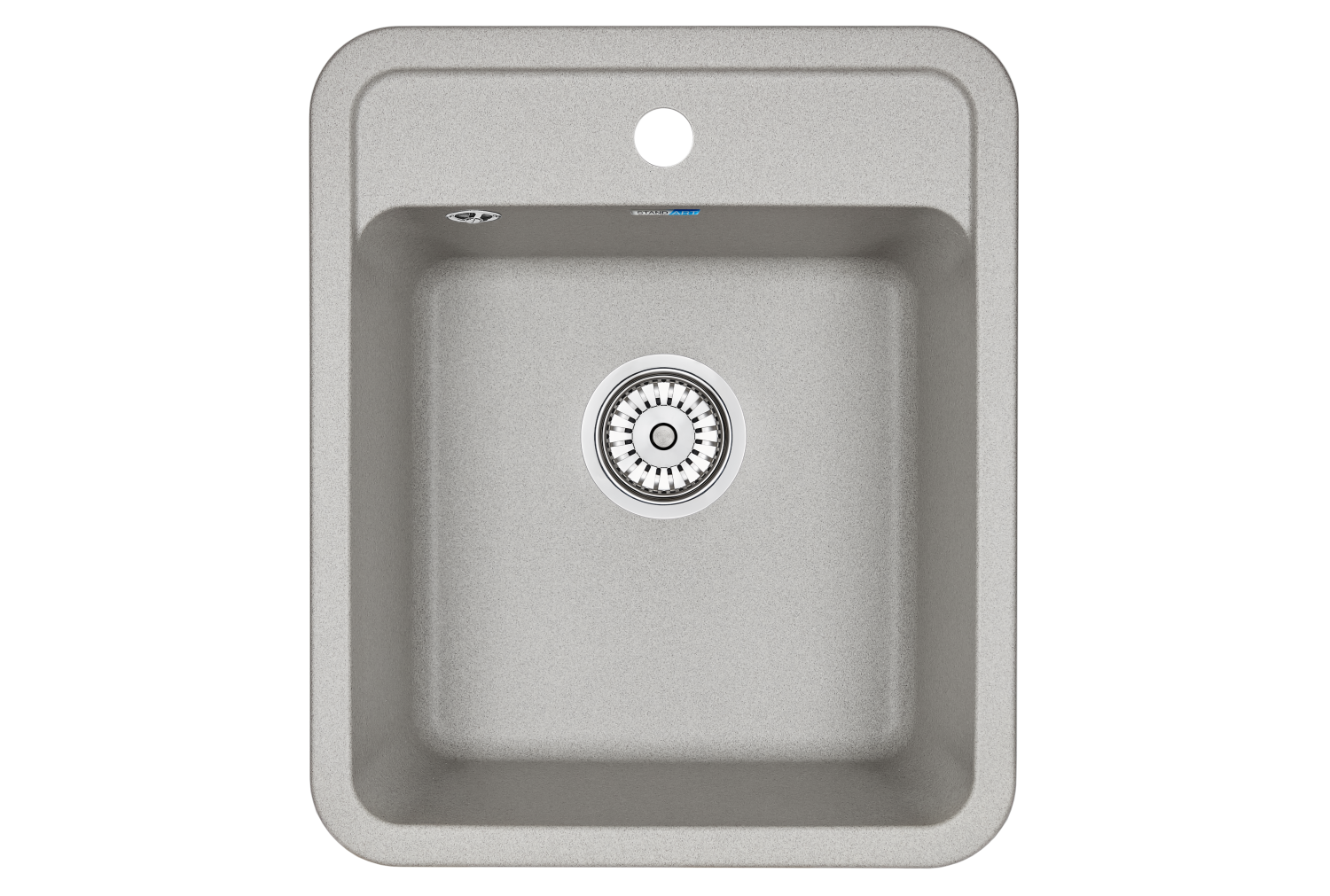 Кухонная мойка GRANULA Standart (4202, БАЗАЛЬТ) - фото 1