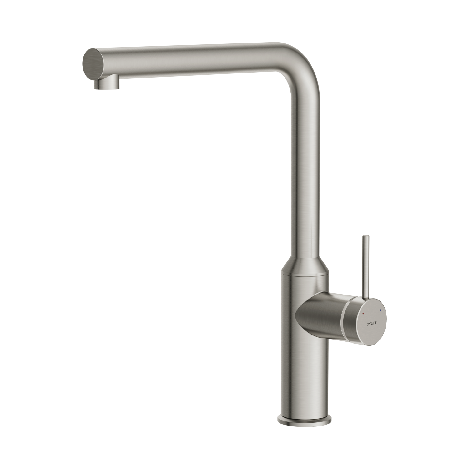 Смеситель для кухни Cersanit FLAVIS однорычажный сатин (68241) - фото 1