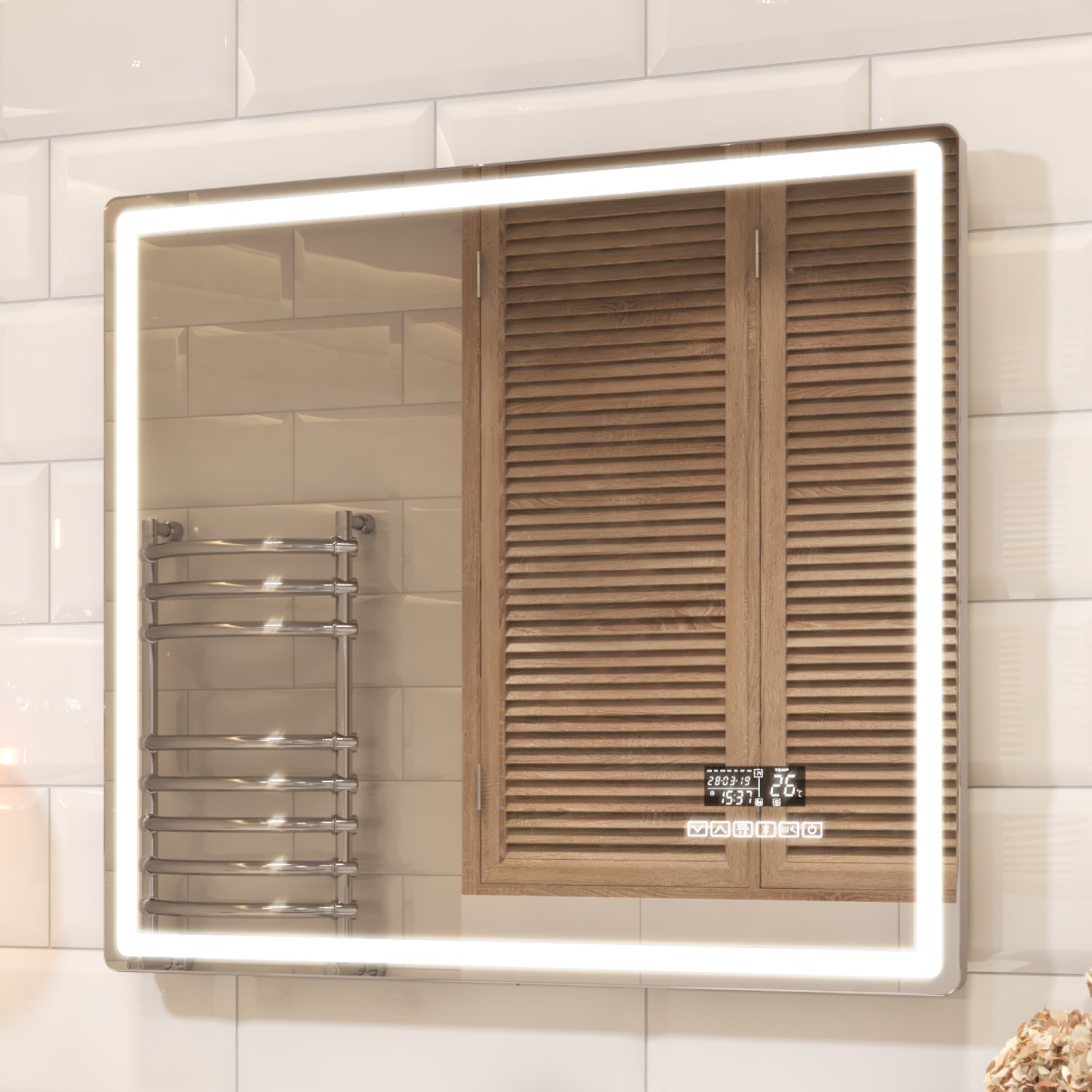 Зеркало VIGO Geometry Media voice 800 (048) - фото 1